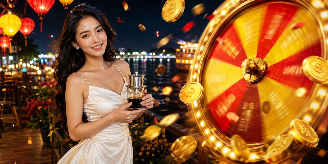 Người chơi roulette tại vùng Mekong – cà phê sáng và điện thoại